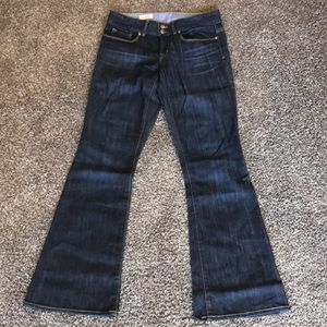 Gap 1969 dark denim low rise jeans